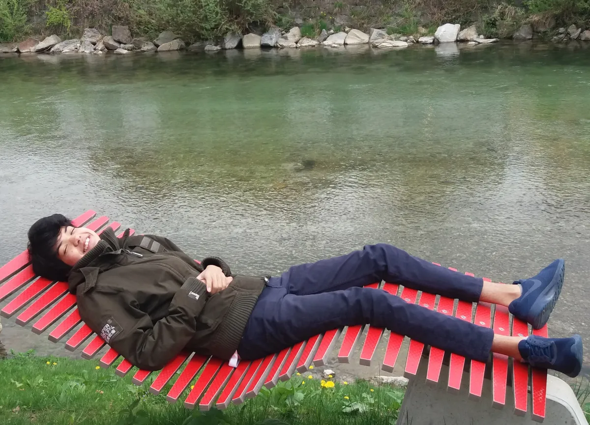 Ronin Russwurm relaxed in Scheibbs, 2017